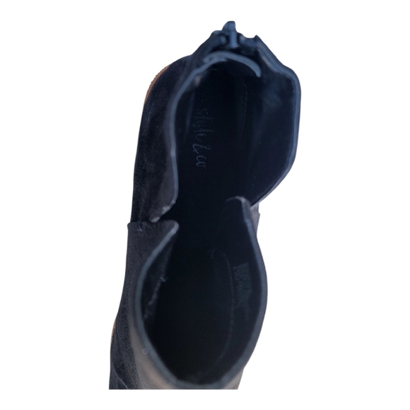 Style & Co,  JARODD, Black   Vegan suede Wedge Boot 9.5 EUC - Picture 5 of 8